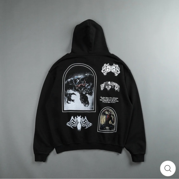VINTAGE DARC SPORT X MARVELS SPIDER-MAN & VENOM “OUR VENOM” HOODIE - Picture 4 of 6